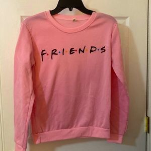 Women’s XS Friends pink sweatshirt